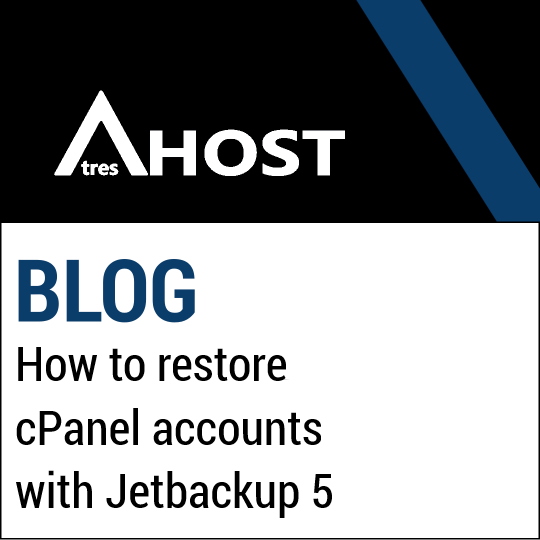 How to restore cPanel accounts with Jetbackup 5