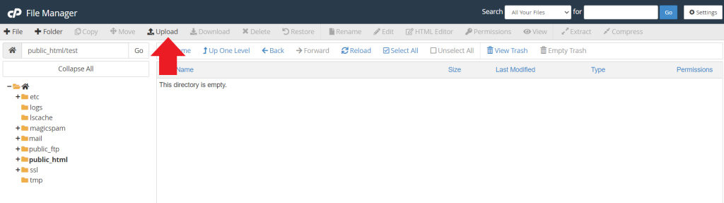 How to manage files and directories in cPanel