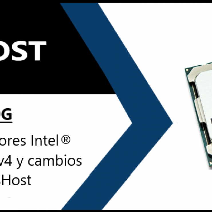 Nuevos servidores Intel® Xeon™ E5 2630v4 y cambios en AtresHost