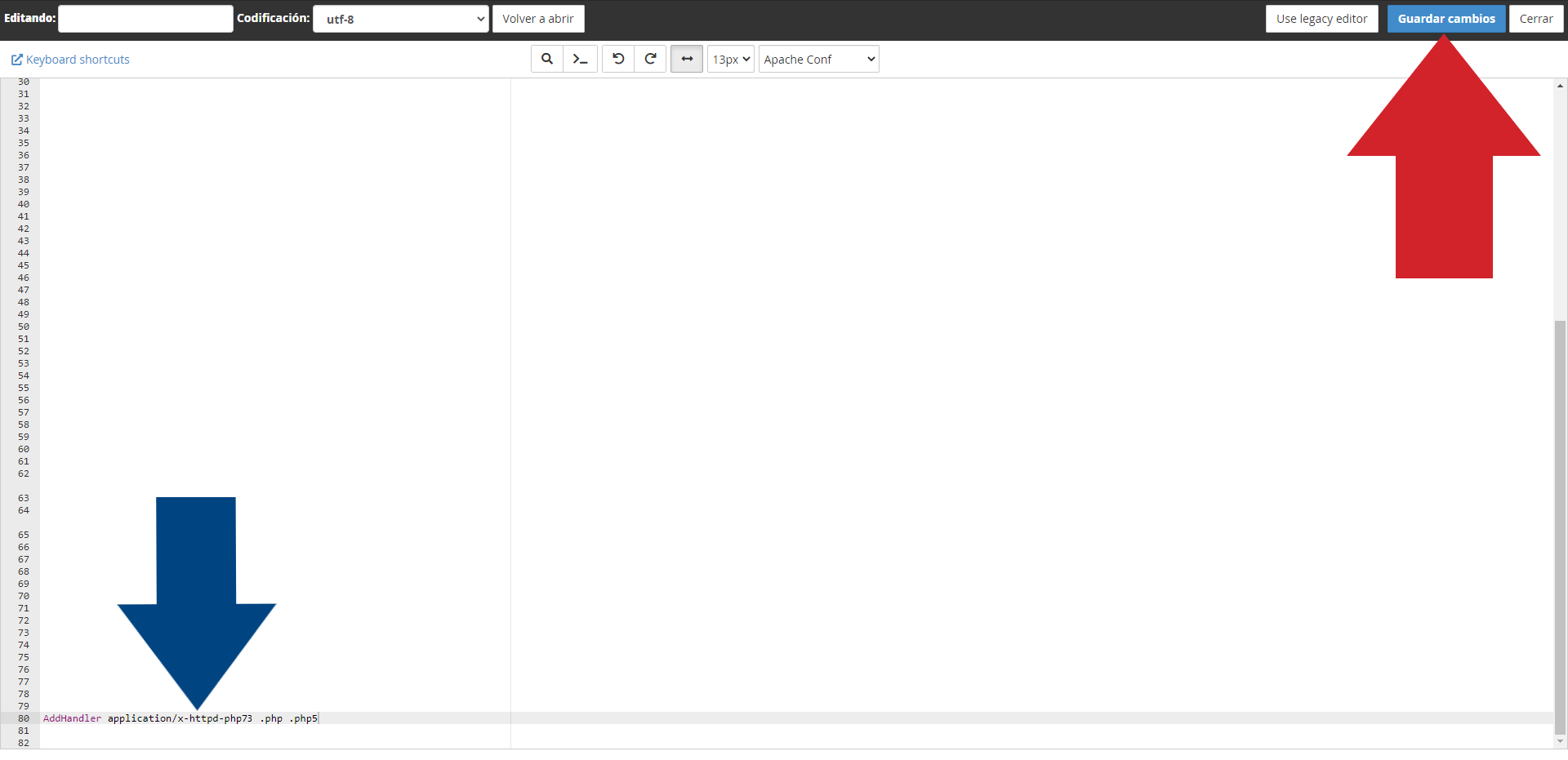 Cómo utilizar diferentes versiones de php en dominios adicionales y