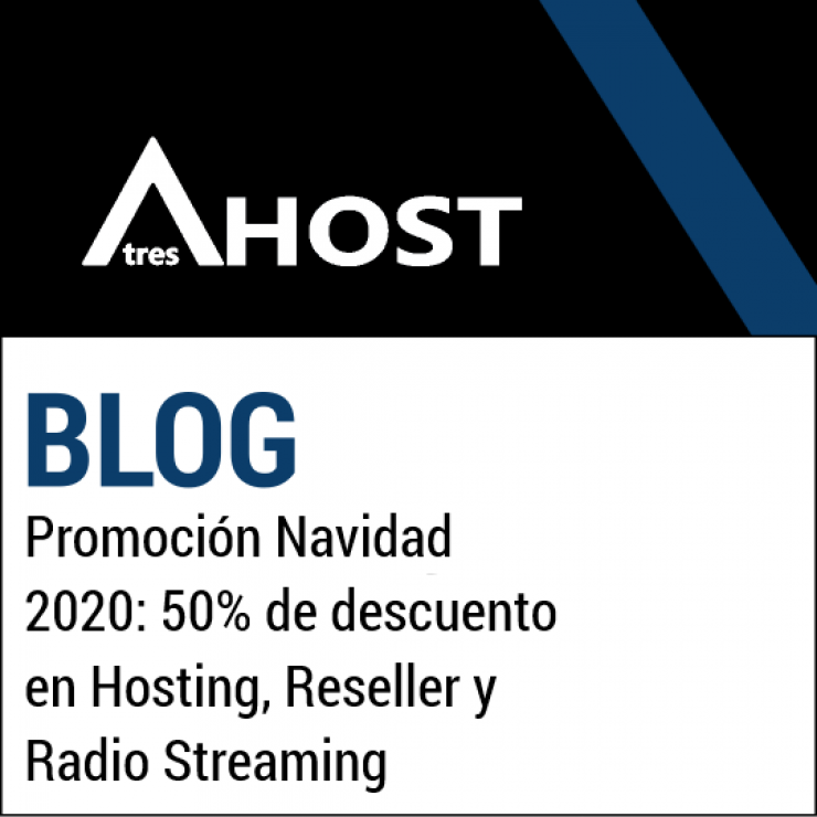 Promoción Navidad 2020: 50% de descuento en Hosting, Reseller y Radio Streaming